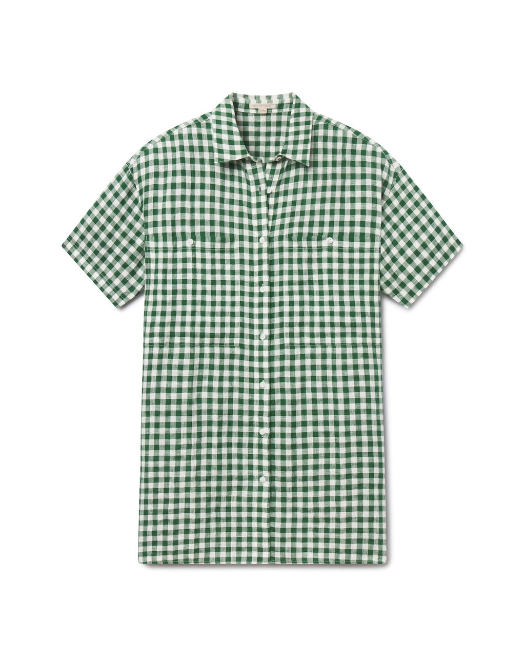Getaway Mini Dress - Gingham: Tropics / Coconut
