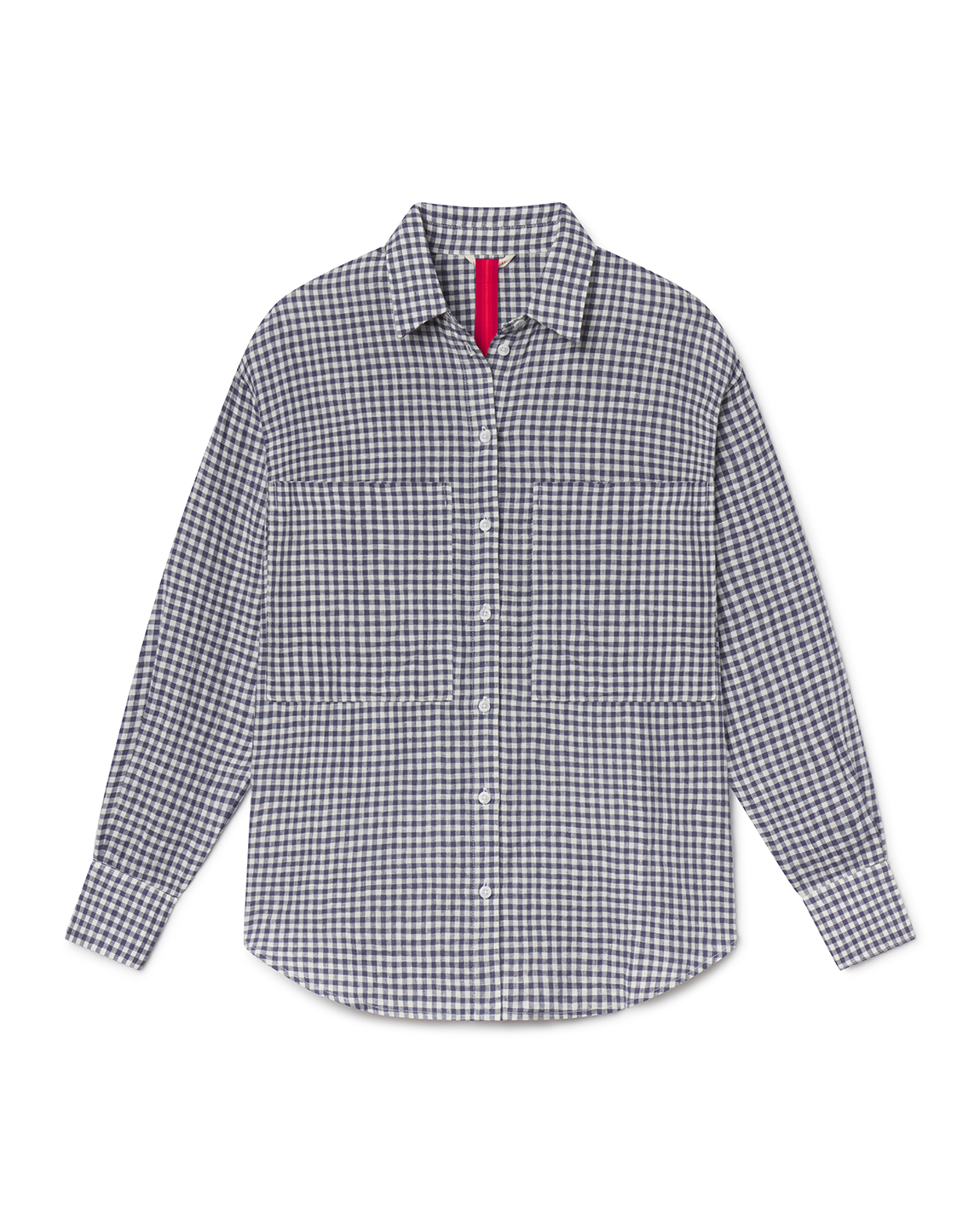 Getaway Button Down - Gingham: Varsity / Coconut