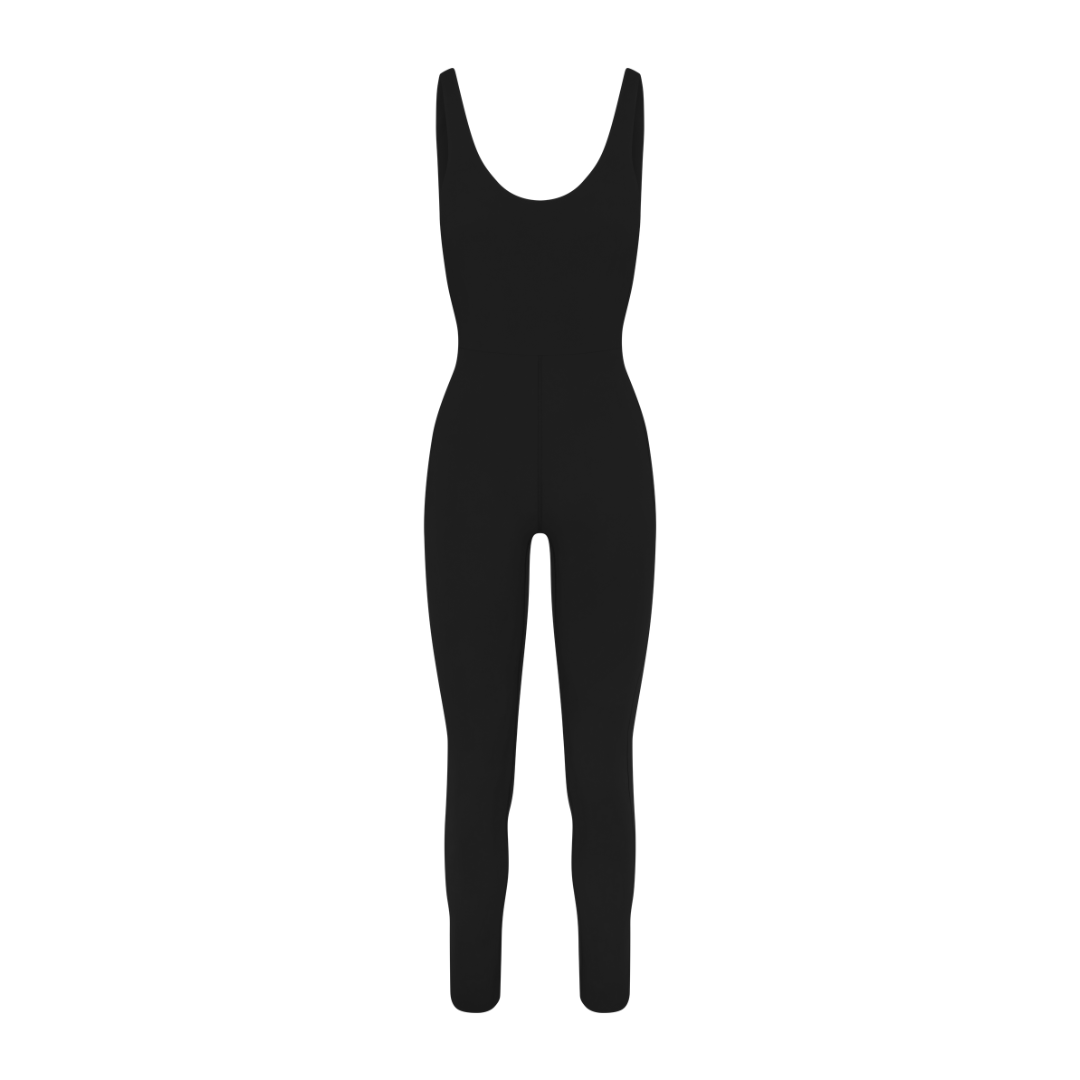 Double Scoop Playsuit 25" - Jet