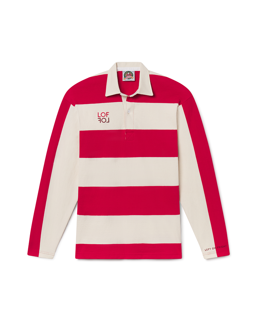 League Shirt *LOF - Dark Red / Natural
