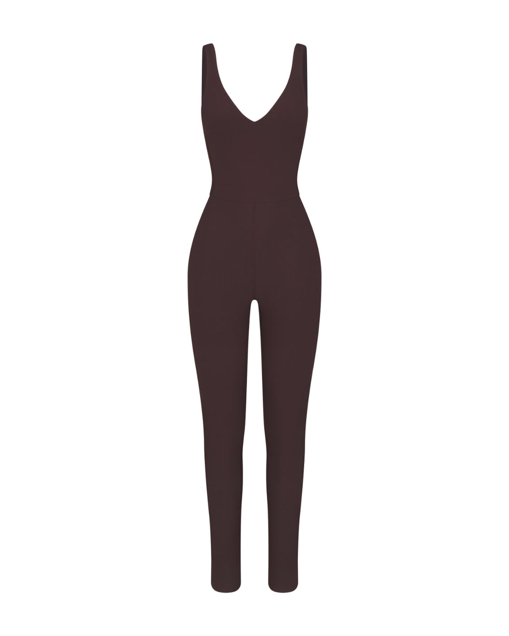 Plunge Playsuit 27" *Rib - Cold Brew