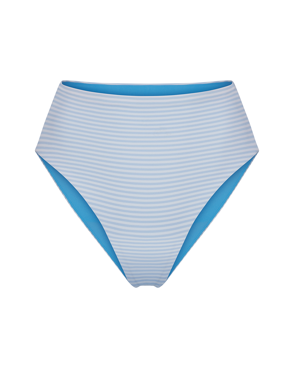 Hi Hi Bottom - Splash Stripe Horizontal: Blue Skies / Coconut