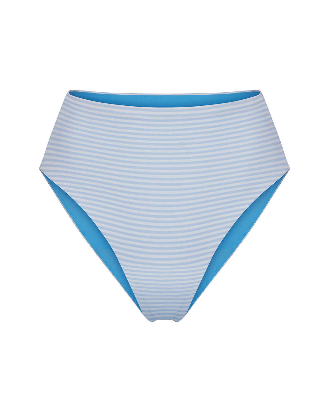 Hi Hi Bottom - Splash Stripe Horizontal: Blue Skies / Coconut