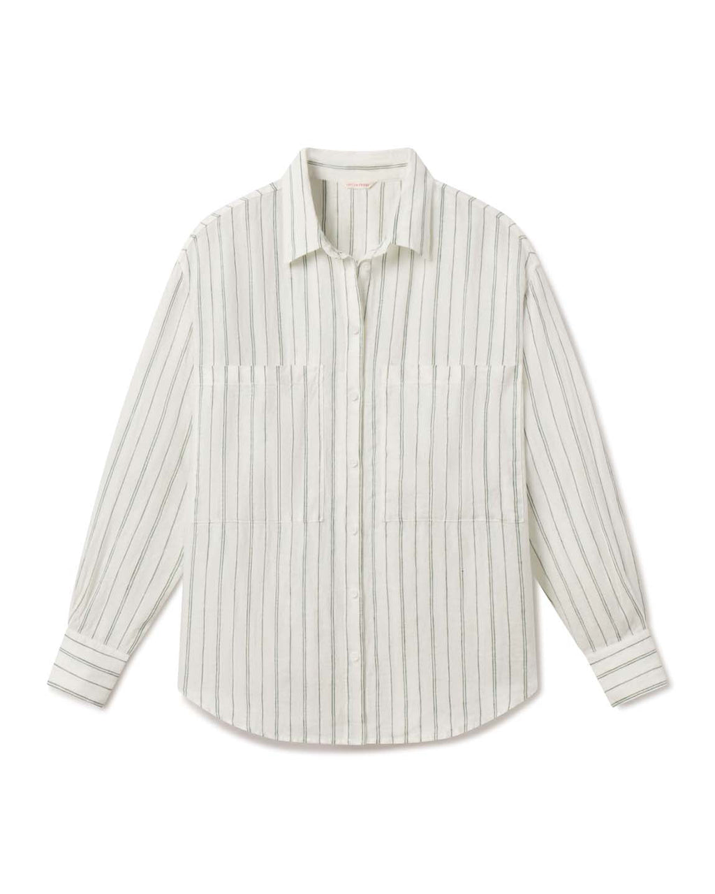 Getaway Button Down - Sandbar Stripe: Coconut / Tropics