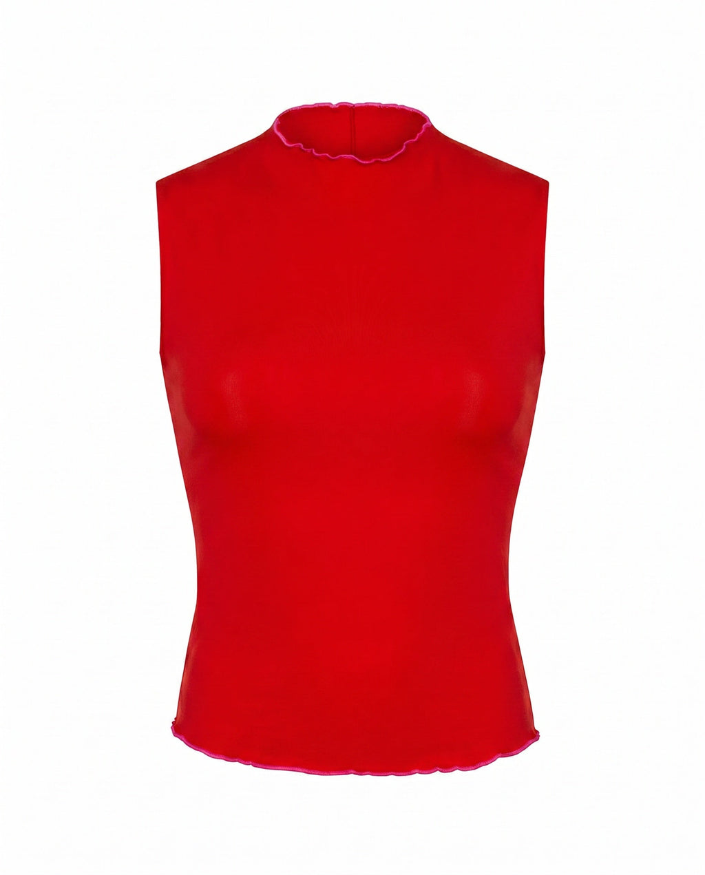 Rays Sleeveless Top *Long *Wavy - Sweet Chili Heat / Hot
