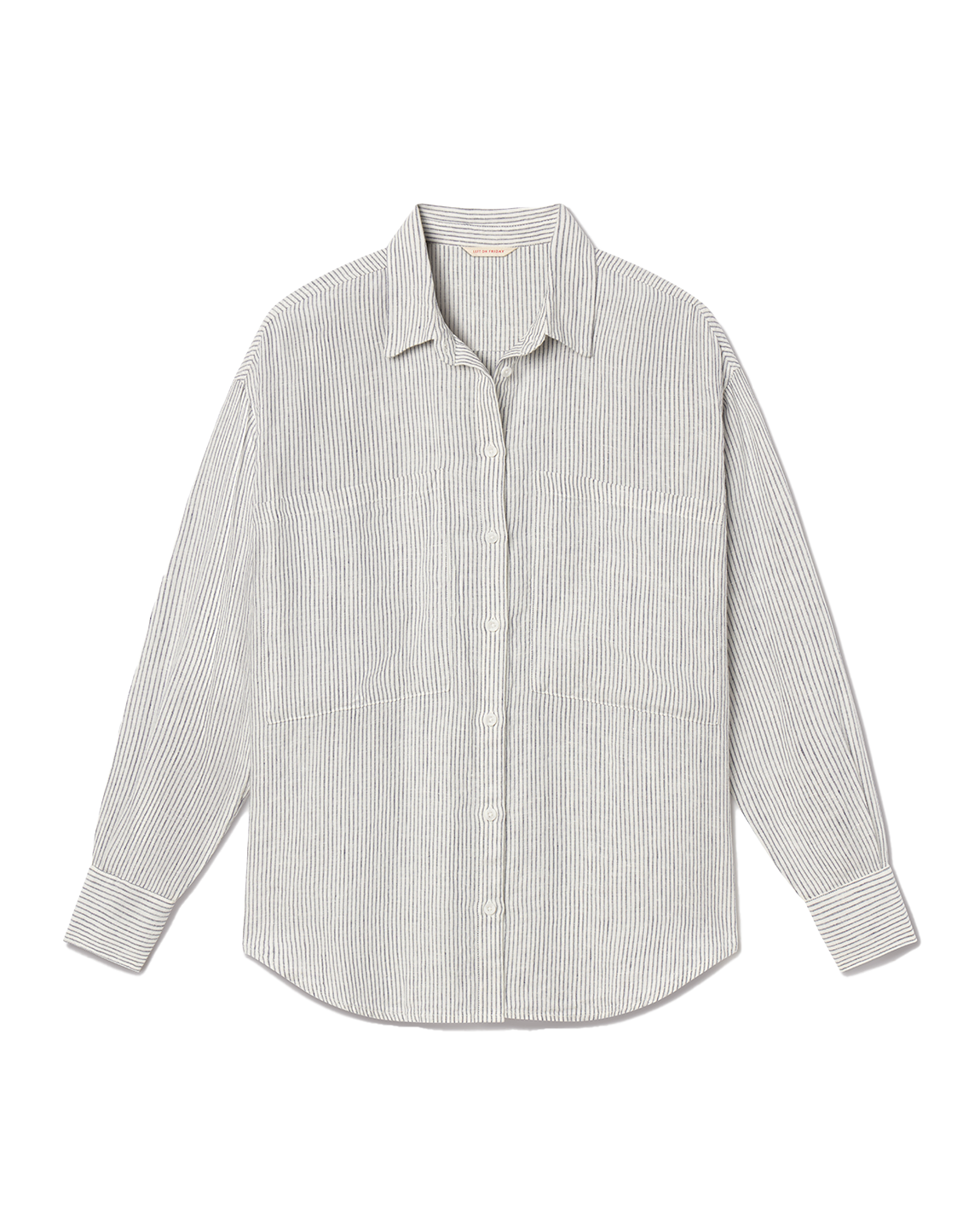 Getaway Button Down - Coastal Stripe: Varsity / Coconut