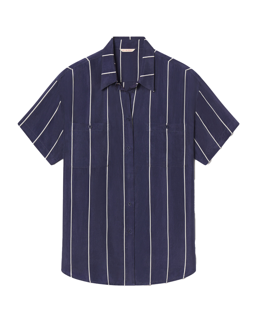Day Trip Button Down - Holiday Stripe: Varsity / Coconut